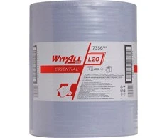 Kimberly-Clark Wypall L20 - Valymo šluostė rulone, mėlyna, 2 sluoksnių - 1000 sekcijų
