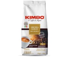 Kimbo Aroma Gold kavos pupelės 250 g