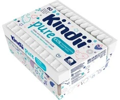 Kindii Pure Cotton Sticks kūdikiams 1pak.-60vnt