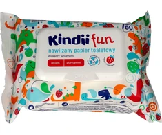 Drėgnas tualetinis popierius Kindii Fun 60 vnt.