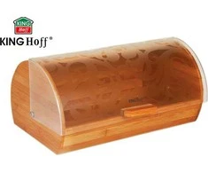 King Hoff Chlebak „Kinghoff“ bambuko ir akrilo duonos dėžutė