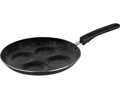 King Hoff Keptuvė Kinghoff kiaušinių keptuvė, aliuminis, juodas marmuras, skersmuo 24 cm