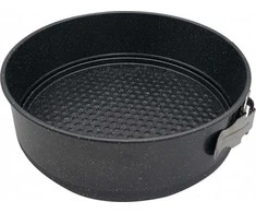 King Hoff Tortownica, Torto forma, juodas marmuras, skersmuo 26cm, kinghoff