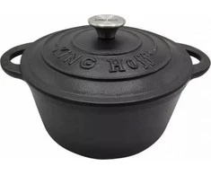 King Hoff Puodas Puodas su dangčiu, ketaus, 22 cm skersmens, 2,4 l, „Kinghoff“