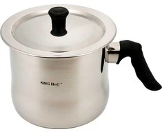King Hoff Puodas Pieno indas su dangčiu 1,5 l, „Kinghoff“ plienas