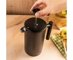 Zaparzacz Infuzeris, prancūziškas presas, 1 l, dvigubos sienelės, medinė rankena