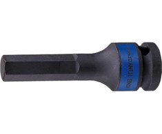 King Tony NASADKA UDAROWA 1/2'' Z KOŃCÓWKĄ HEX 9mm x 80mm King Tony