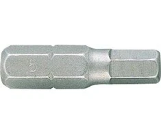 KING TONY KOŃCÓWKA 1/4" HEX 5x 25mm...