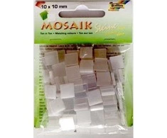 King Tony Tonas ant tono akmenys 10x10mm balti