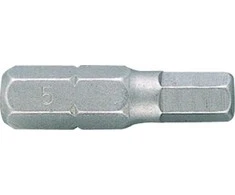 KING TONY KOŃCÓWKA 1/4" HEX 3x 25mm...