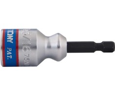 KING TONY NASADKA DO PRĘTÓW GWINTOWANYCH 6mm DO WKRĘTAREK 1/4" x 66mm (ZAKRES 5,6 - 6.35mm)