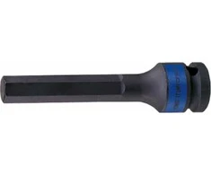 King Tony ILGA SMŪGINĖ ANTGALIO 1/2" SU ŠEŠIAGRIAUSIU GALU 8 mm x 100 mm King Tony