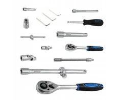 Kingtul Įrankių rinkinys 172el. 1/4" 3/8" 1/2" (6-kątnych) (4-32mm)