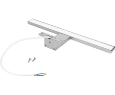 Sieninis šviestuvas Orno NORTES LED 5W, veidrodinė lempa, 320lm, 4000K, ilgis 30 cm, aliuminis, sidabrinė
