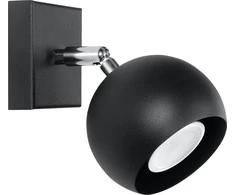 Sollux Lighting Sieninis šviestuvas OCULARE juodas