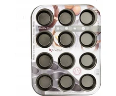 Kinvara Metal 12-cupcake skarda MOLD