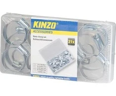 Kinzo - Žarnų apkabų rinkinys 21 vnt