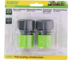 Kinzo - 3/4 sodo žarnos jungtis 2 vnt.