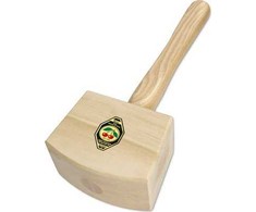 Kirschen Kirschen Carpenter's Mallet rago galvutė, uosio rankena 140mm