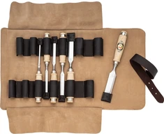 Kirschen Kirschen Chisel set in leather case, 6 pcs.