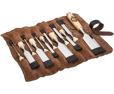Kirschen Kirschen Chisel Set in Leather Case, 12-pc.