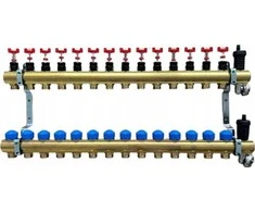 Kisan Kisan KRP 1" skirstytuvas paviršiniam ir radiatoriniam šildymui su 3/4" išvadu, Eurokonus standartinis KRPTp 14 KRPTP14.20.12