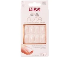 KISS Akriliniai nagai - prancūziškas manikiūras natūraliam įvaizdžiui Salon Acrylic French Nude 64268 28 vnt.