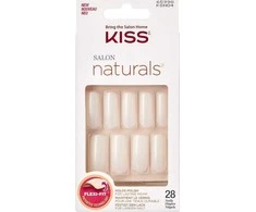 KISS Salon Artificial Nails Naturals - Go Rouge 1 pakuotė (28 vnt.)