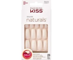 KISS Salon Artificial Nails Naturals - Walk on Air 1 pakuotė (28 vnt.)