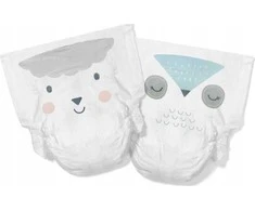 Kit And Kin Biologiškai suyrančios kūdikių sauskelnės, 1 dydis, 2 –6kg, 20 vnt.