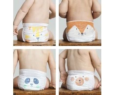 Kit And Kin Biologiškai suyrančios kūdikių sauskelnės, 3 dydis, 7 –11 kg, 34 vnt.