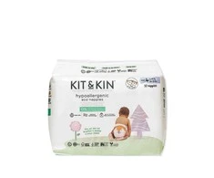 Kit And Kin Biologiškai suyrančios kūdikių sauskelnės, 4 dydis, 9-14 kg, 32 vnt.