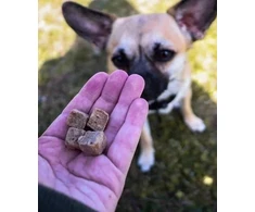 Gyvūnų maistas - JOHN DOG KIWI WALKER Šaldytos džiovintos triušienos skanėstai 75g