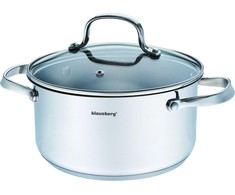 Puodas su pokrywą, stal śr.16cm 1,8l klausberg