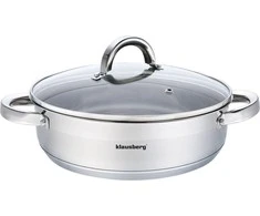 Puodas Plieninis puodas, 28 cm skersmens, 6 l, Klausberg