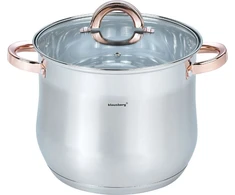 Puodas STALOWY GASTRONOMICZNY 7L 22CM KLAUSBERG KB-7792 ROSE GOLD