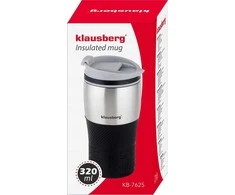 Puodelis Terminis puodelis, juodas, 320 ml, Klausberg
