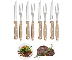 Rinkinys 8 dalių kepsnių ir barbekiu rinkinys, nerūdijantis plienas, mediena, Klausberg, kb-7976