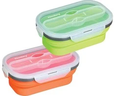 Priešpiečių dėžutė KLAUSBERG KB-7022 su šaukštu-šakute