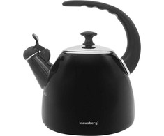 Plieninis virdulys 2,8L Juodas KLAUSBERG KB-7403