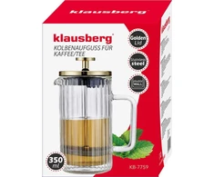 Klausberg Zaparzacz Kavos / arbatos virimo aparatas su presu, talpa 0,35 l kb7759
