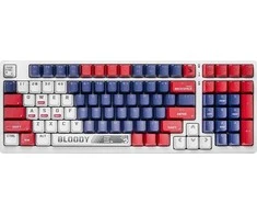 Klaviatūra Klawiatura A4Tech Bloody S98 USB Sports Navy (BLMS Raudona Plus jungikliai)