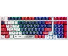 Klaviatūra Klawiatura A4Tech Bloody S98 USB Sports Navy (BLMS Raudona Plus jungikliai)