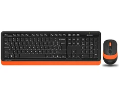 Klaviatūra A4Tech FG1010 FSTYLER set bezdr. klaviatūra + pelė, oranžinė spalva