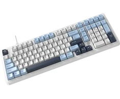 Klaviatūra magnetyczna su laidu Ajazz AK980 Magnetic Switch balta