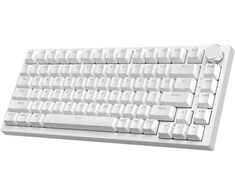 Klaviatūra mechaniczna przewodowa Ajazz AK820 Raudona Switch balta
