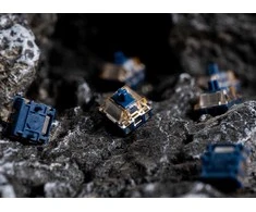 Klaviatūra AKKO Astrolink Magnetic Switch, mechaniniai, 5-Pin, linear, MX-Stem, 36g – 45 vnt, sutepti lubrikantu