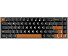 AKKO MOD68 HE Wireless Belaidė Žaidimų Klaviatūra | Misty Gray Juodas &amp; Brown, Astrolink Magnetic
