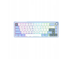 Klaviatūra AQIRYS AQIRYS Klaviatūra mechaninė 65%/68 klawiszy Dual Mode: Wirelles&amp;BT+su laidu TALITHA baltas