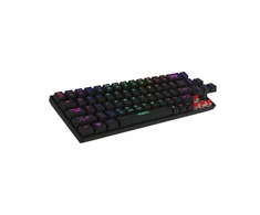 Klaviatūra AQIRYS Klaviatūra mechaninė 65%/68 klawiszy Dual Mode: Wirelles&amp;BT+su laidu MIRA 2.0 juodas